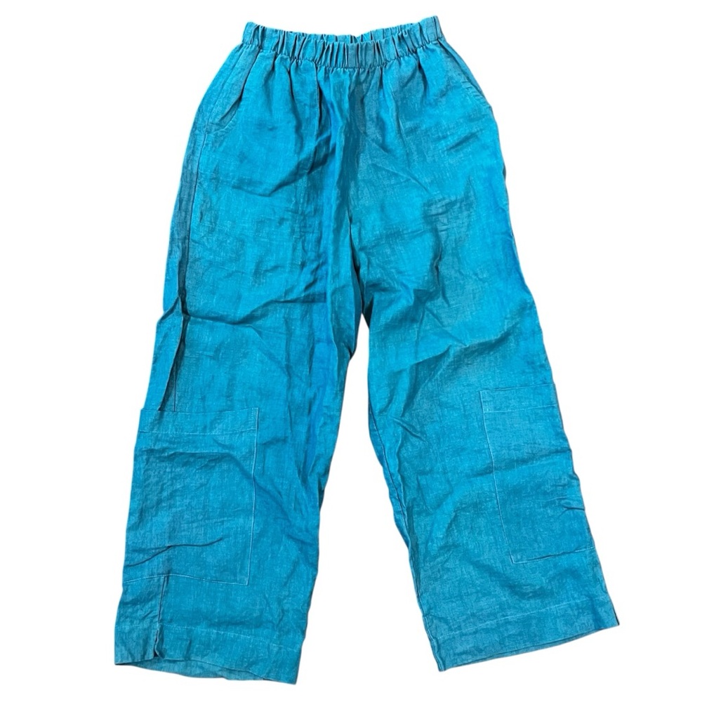 Winter Sun Linen Pull On Cargo Pants Size Medium
